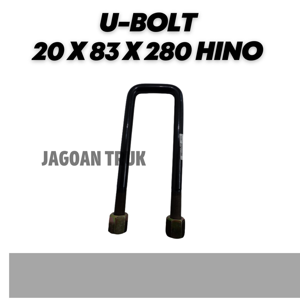 U-Bolt U Bolt Ubolt Depan 20 x 83 x 280
