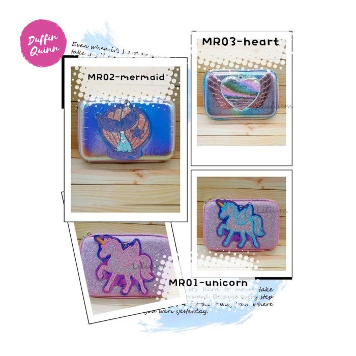 

Kotak Pensil Hardcase Cermin Unicorn Mermaid Sequin model smiggle