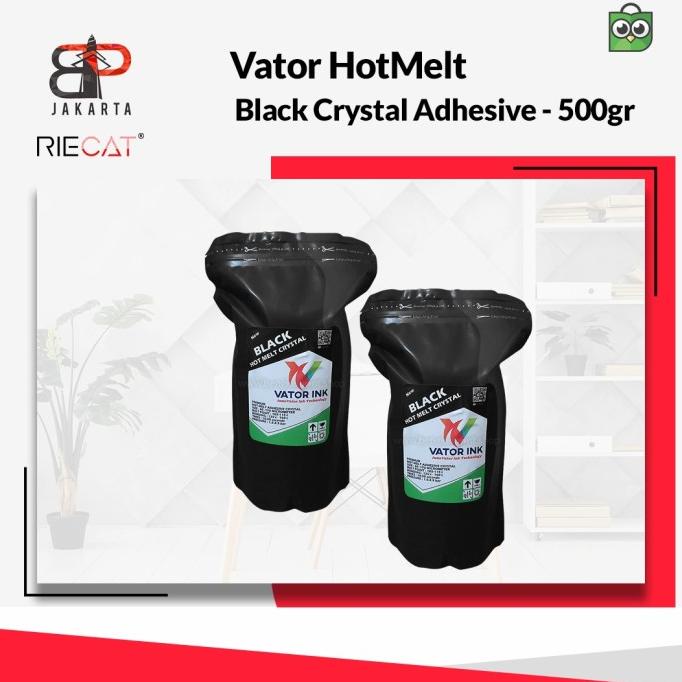 

Bubuk Powder DTF Vator Hotmelt Black Crystal Premium Powder - 500gr