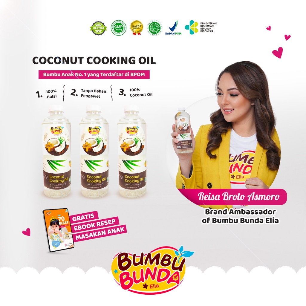 

BUMBU BUNDA - COCONUT COOKING OIL - LEMAK MPASI - 500ml