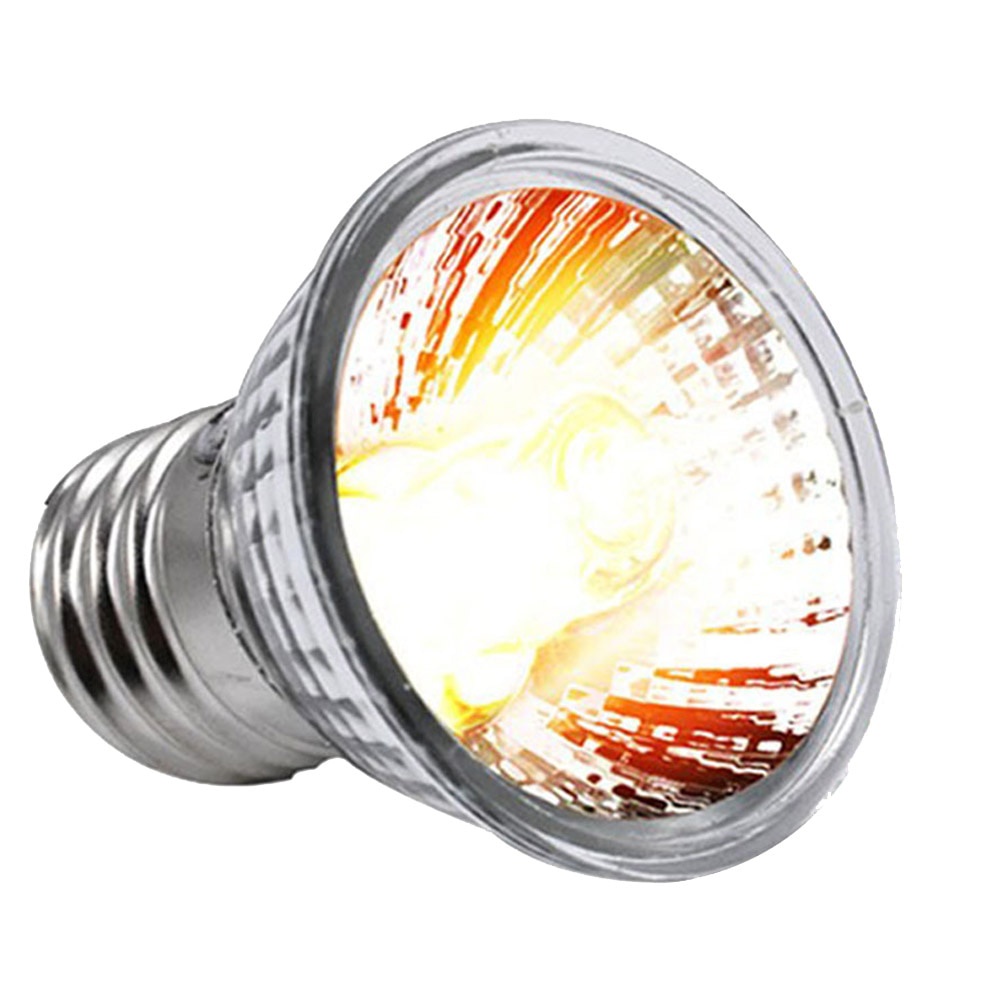 Lampu Reptil Kura Kura UVA UVB Halogen Penghangat Sulcata 25W 50W 75W