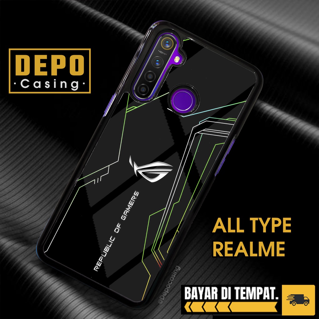 Case Realme 5 Pro Casing Realme 5 Pro Depo Casing [ROG1] Case Glossy Case Aesthetic Custom Case Anim