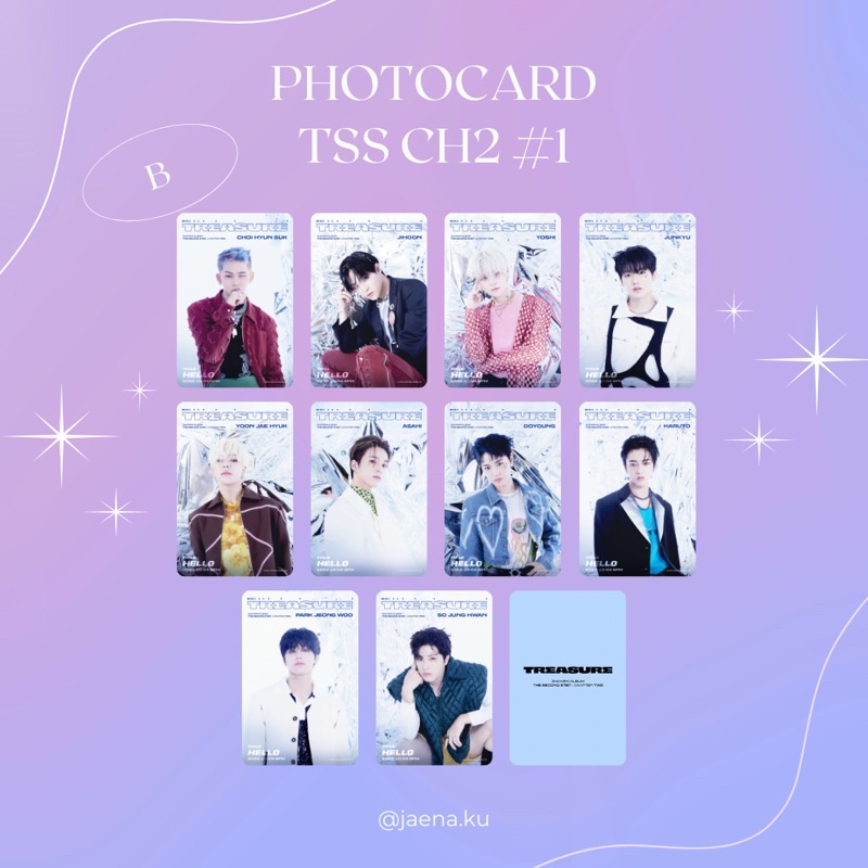 [TREASURE] PHOTOCARD THE SECOND STEP CHAPTER TWO TREASURE ‼️BACA DESKRIPSI‼️