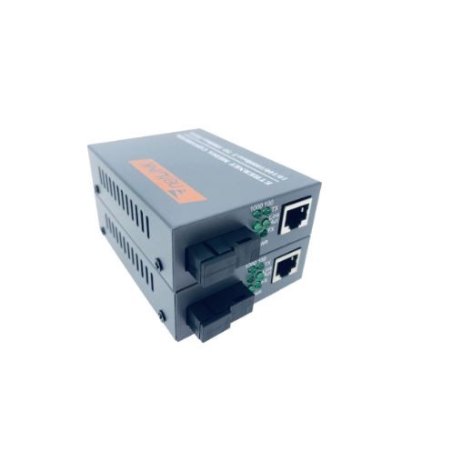 Fiber optical optic lan media converter Netlink Gigabit ethernet 1000Mbps 25km htb-gs-03 A/B set - Konverter FO sc to rj45 gs03