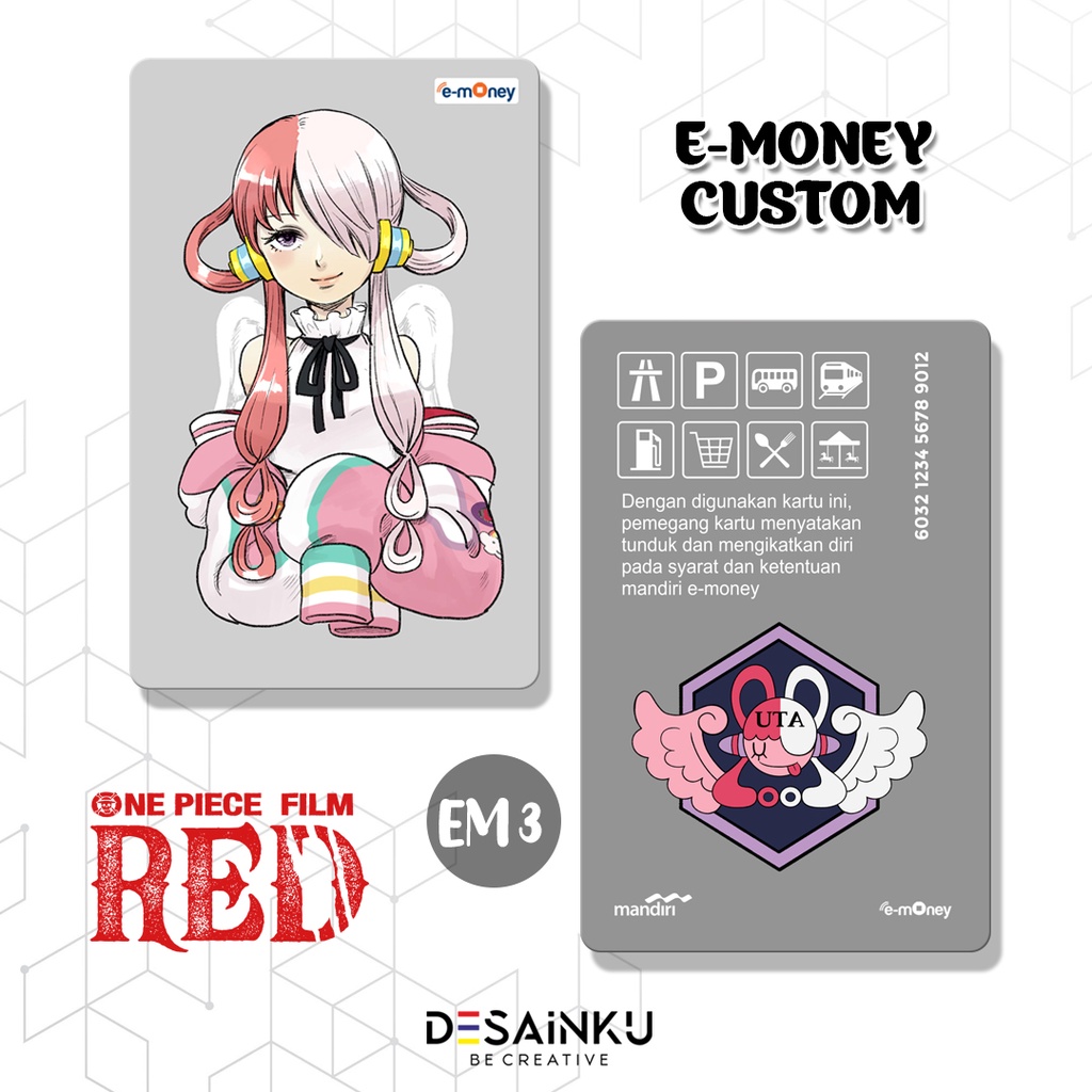 E-money One Piece UTA / Emoney Custom / Emoney Anime / E-TOLL