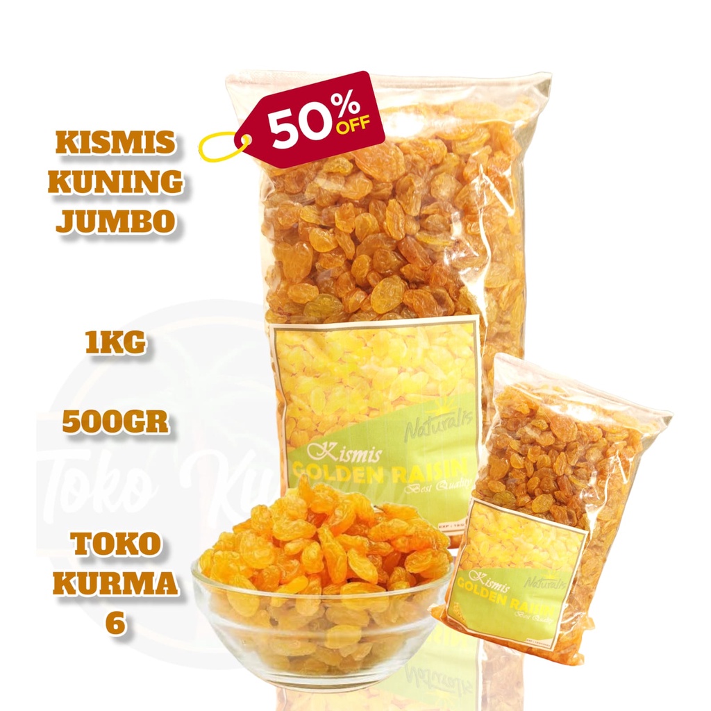 

KISMIS MANIS SEMI JUMBO 500GR