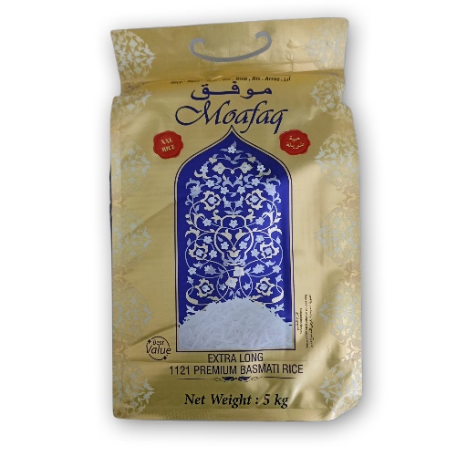 Beras Basmati India MOAFAQ 5kg MOAFAQ 5 Kg extra long premium