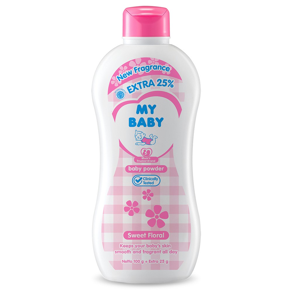 Bedak Bayi Aroma Bunga My Baby Powder Sweet Floral 100gr