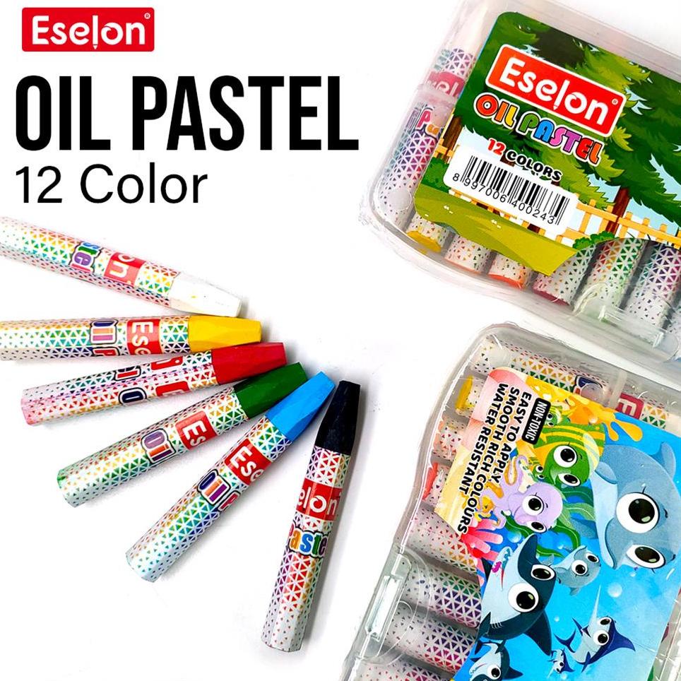 

CUCI GUDANG Crayon / Oil Pastel / Crayon Eselon 12 colors დ 877