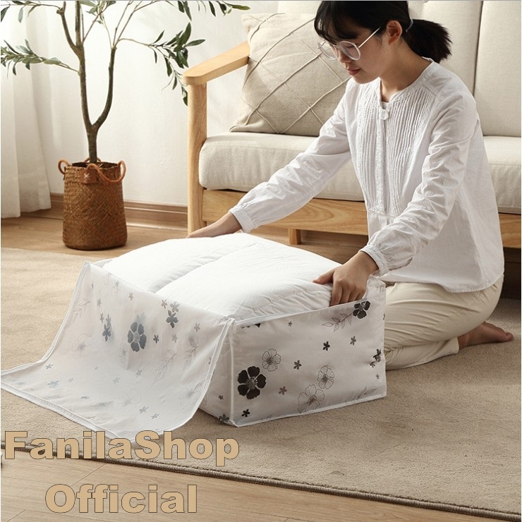 Storage Bag Selimut praktis untuk  Penyimpanan Pakaian Bed Cover Anti Debu