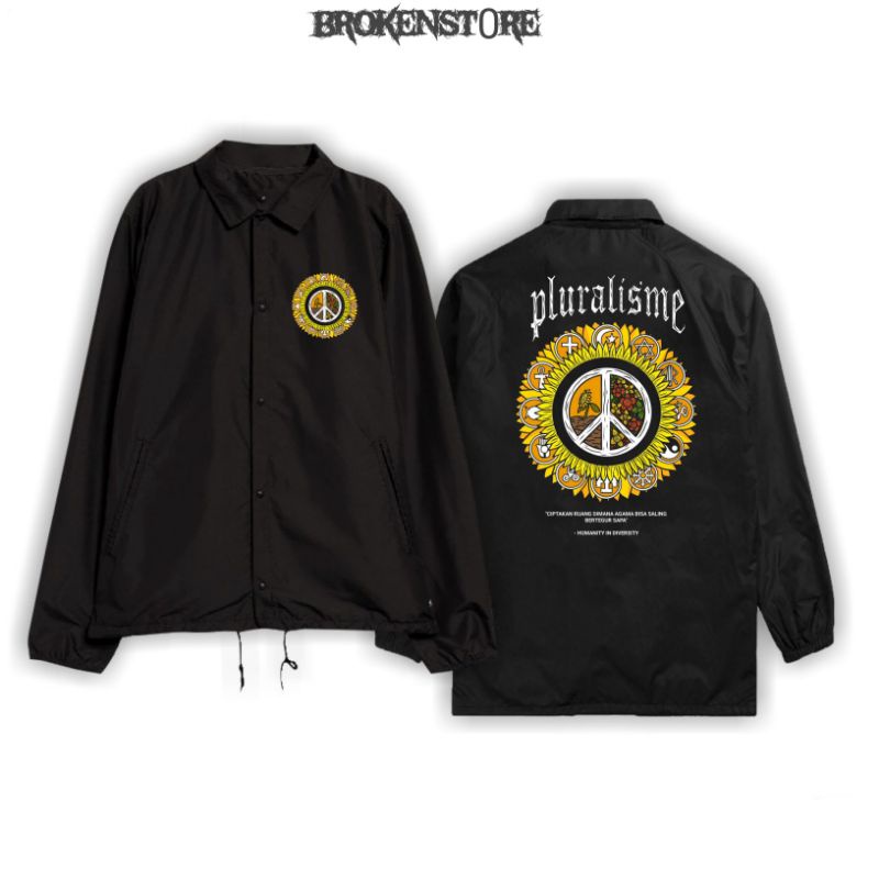 Jaket coach - Jaket pluralisme - Jaket windbreaker waterproof - Jaket outdoor