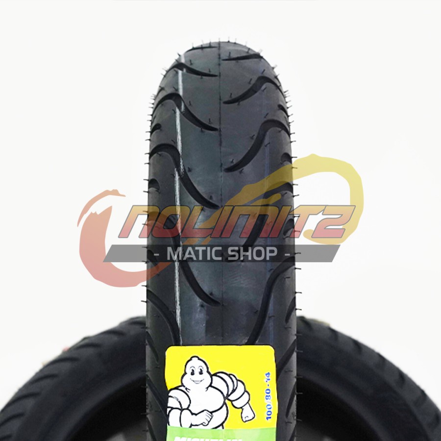 Ban Motor Tubeless Michelin Pilot Street 100/80 - 14 Vario Beat Scoopy