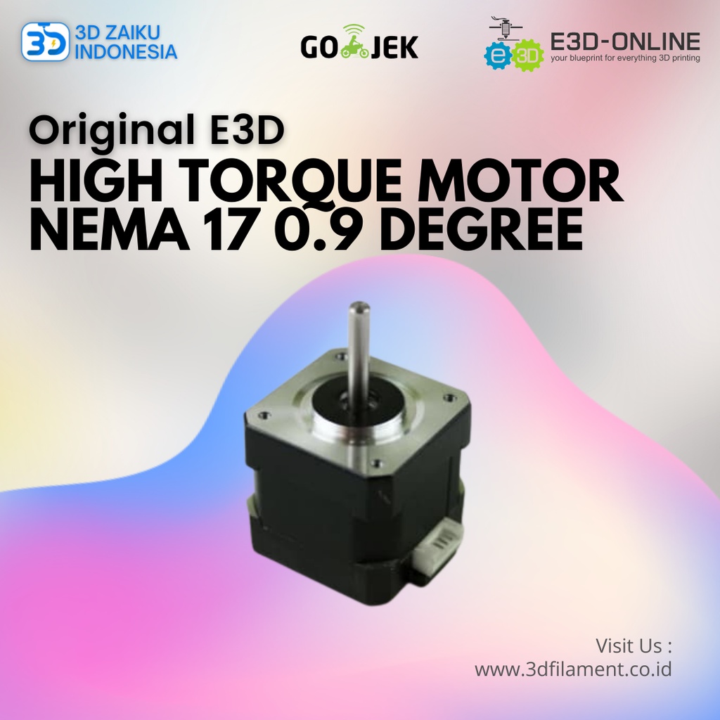 Original E3D High Torque Motor NEMA 17 Motor dari UK