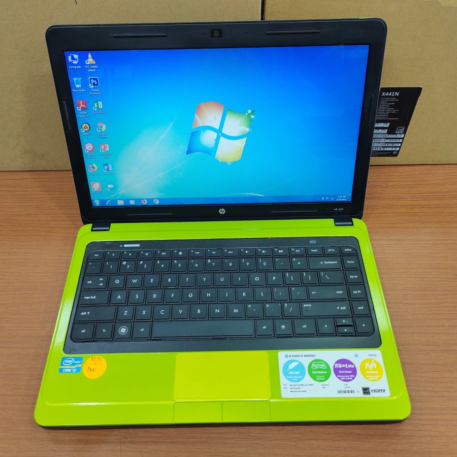 LAPTOP HP 430 CORE I3 RAM 2GB HDD 500GB ZOOM SIAP PAKAI