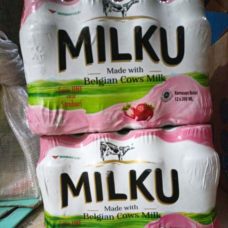 

Susu MILKU Strawberry