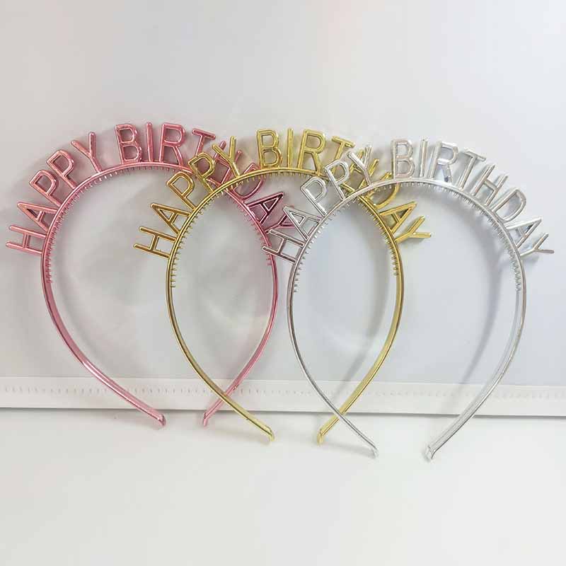 COD❤️Bando Happy birthday/Bando Ulang Tahun Warna Pesta Untuk hadiah Untuk Dewasa Dan Anak