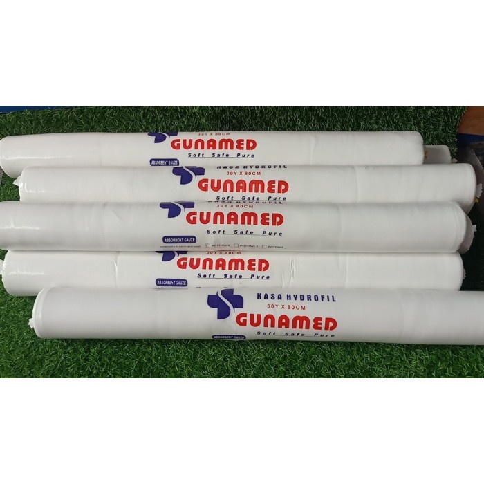 Kasa Hydrophile Verban Pembalut gulung panjang 30yard x 80cm