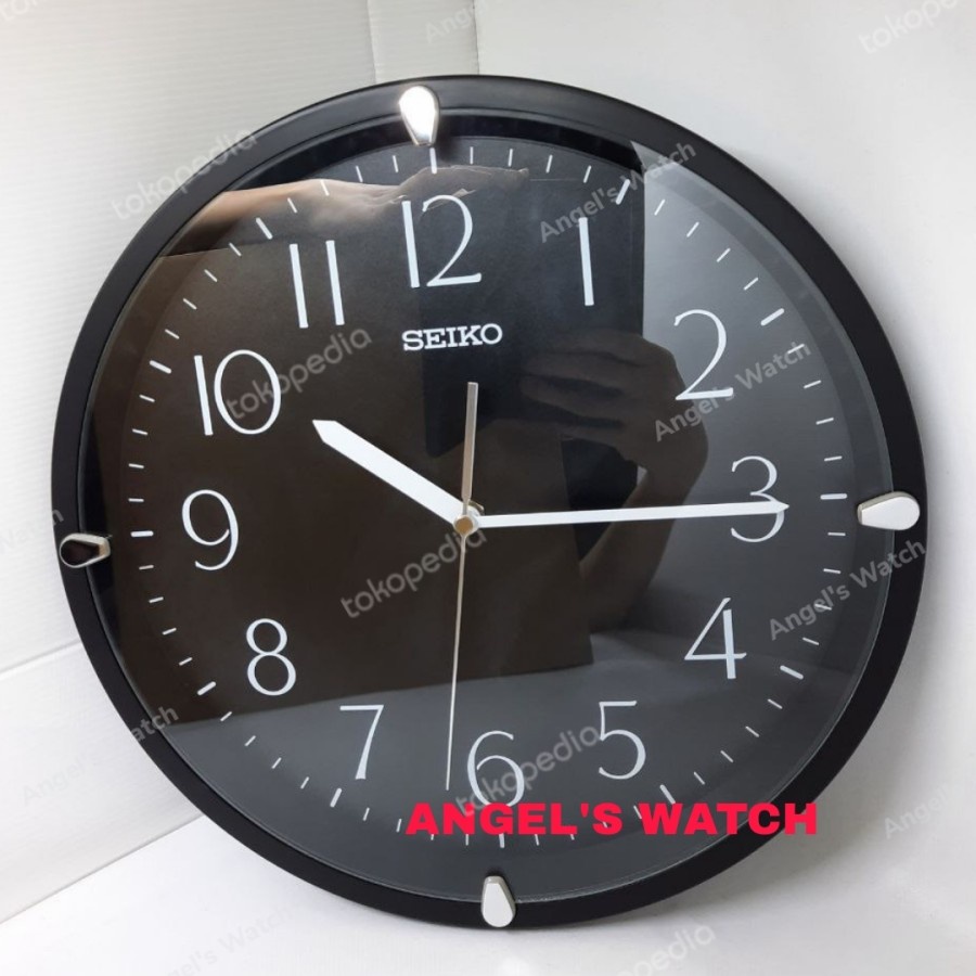 JAM DINDING SEIKO QHA007K QHA007 ORIGINAL WALL CLOCK SEIKO NEW