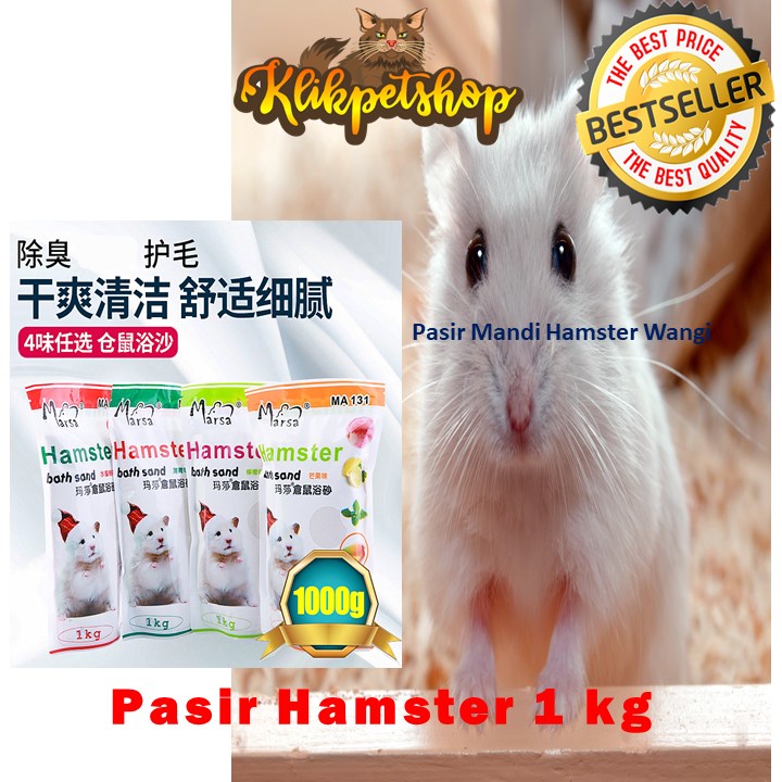 Pasir Mandi Hamster Wangi Kesayangan 1 kilogram