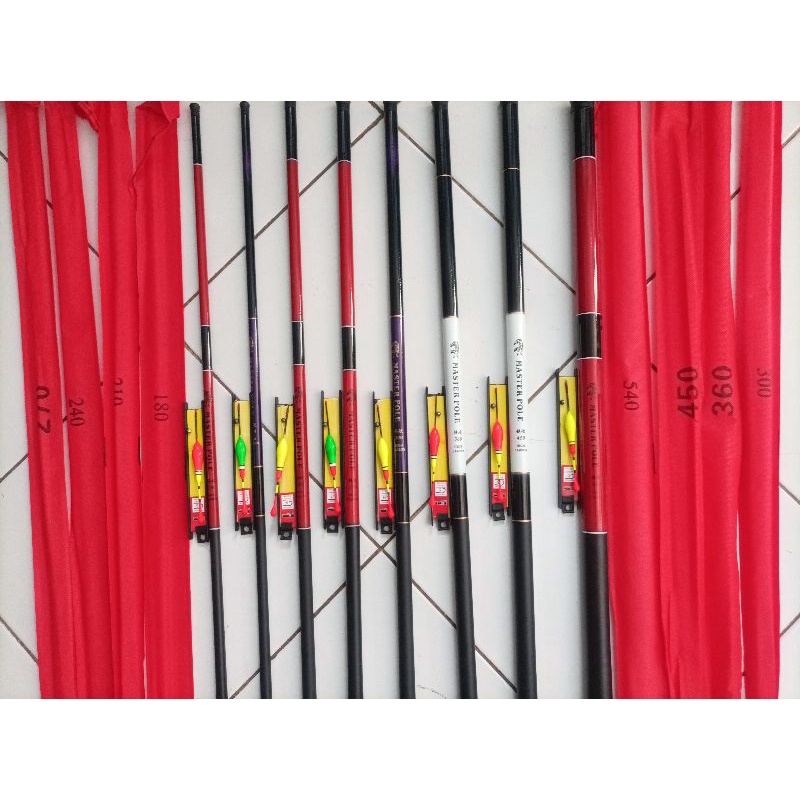 1 Set Joran Tegek Ruas Panjang 1.8M - 5.4M Fishing Set Mancing