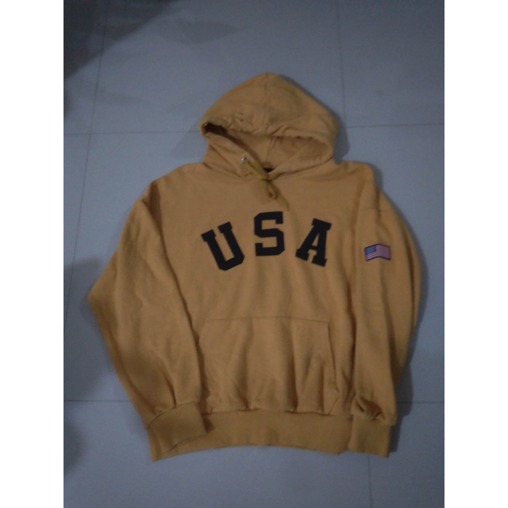 Hoodie USA kuning FRMD