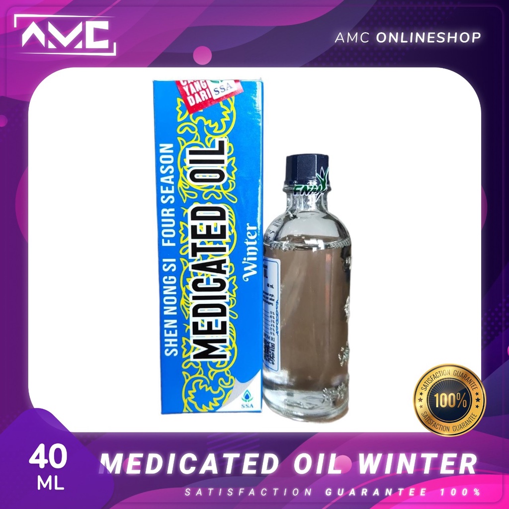 Jual WINTER MEDICATED OIL 40ML SSA Minyak Angin Medicated Four Season