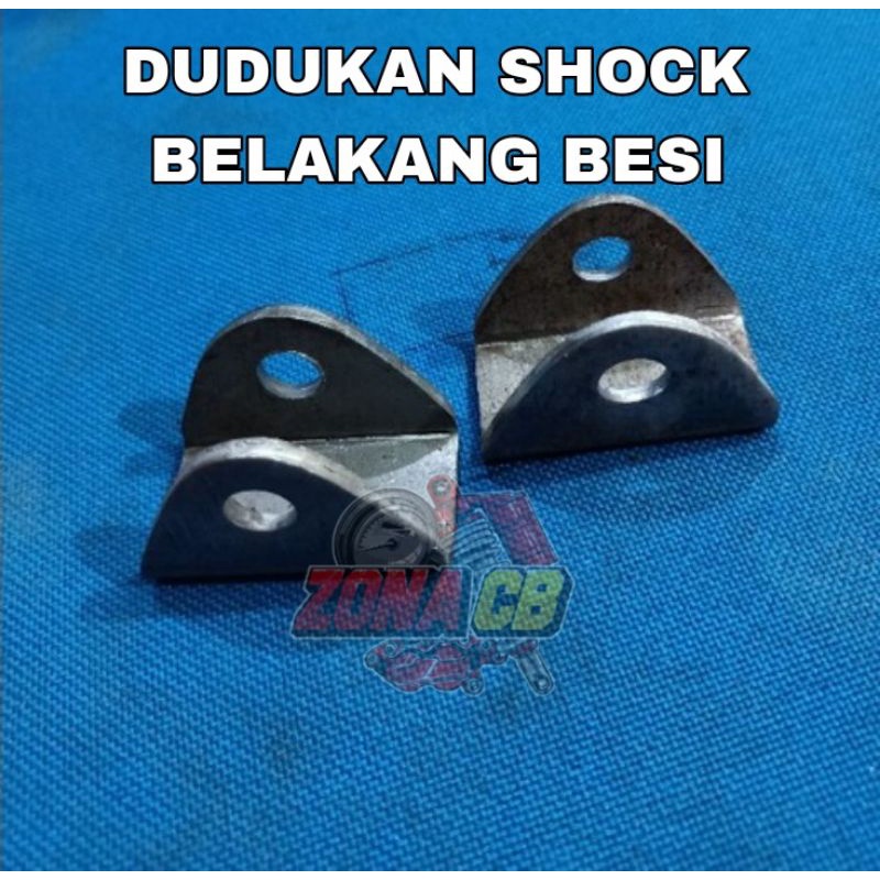 dudukan shock belakang besi / pangkon pemaju pemundur sok bawah arm arem kaze fiz r jupiter z vega s
