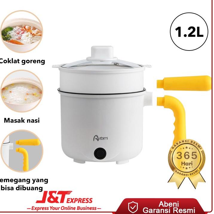 WJ1-2NM2G Abeni Panci Listrik Multifungsi Elektrik Cooker Keramik teflon Lapisan Ganda Anti Lengket 