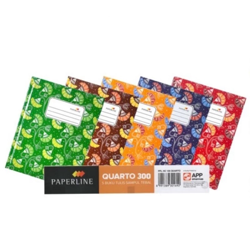 

Buku Hardcover Kwarto / Quarto 300 Lembar Paperline