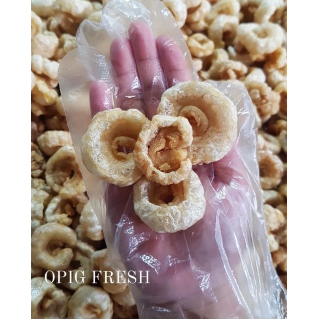 

Kerupuk babi samcan cap opig kemasan 200gr cap opig