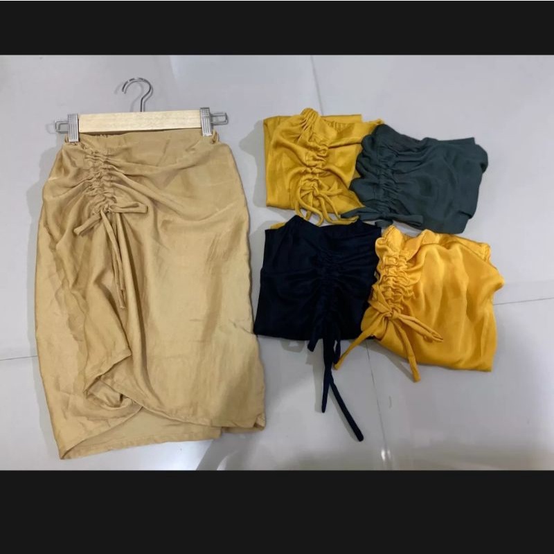 rok serut kringkle air flow Anak, Rok gemes anak perempuan, rok lucu