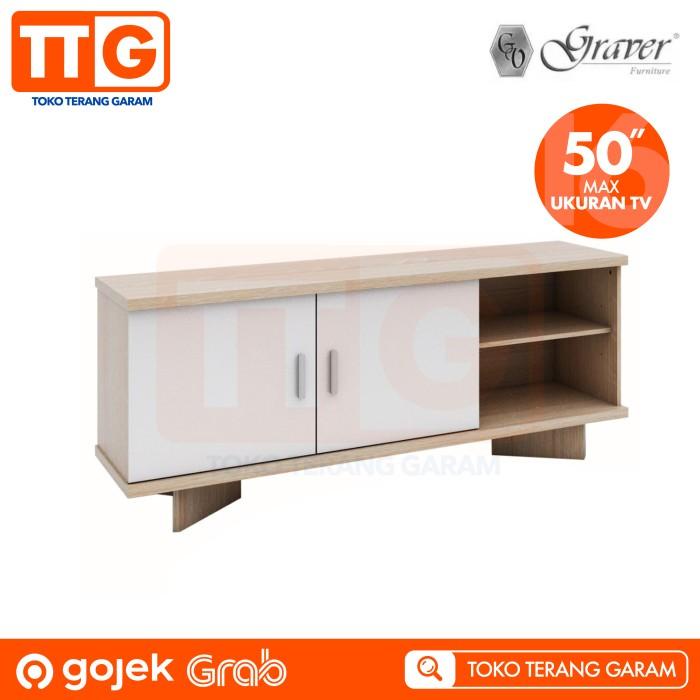 Meja Graver Meja Rak Tv Serbaguna Minimalis Bf 033 120 Cm