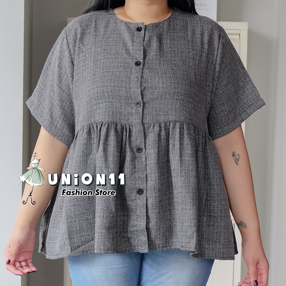 UNION11 - ATASAN JUMBO WANITA LD 120 / BAJU JUMBO WANITA / BAJU KERJA WANITA BIGSIZE / BLOUSE JUMBO WANITA / ATASAN JUMBO XXXL WANITA MOCHI