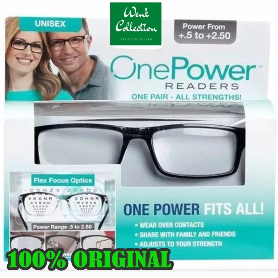 ONE POWER READERS Kacamata Baca Plus Kaca Mata Auto Focus