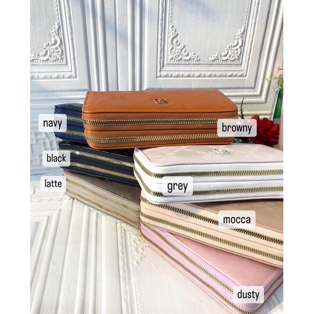 DOMPET PANJANG / DOMPET IMPORT / DOMPET 2 RESLETING / DOMPET PREMIUM