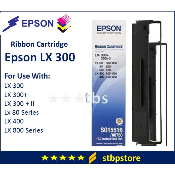 Jual Pita Refill Epson Ribbon Cartridge Lx Lx Lx Lx