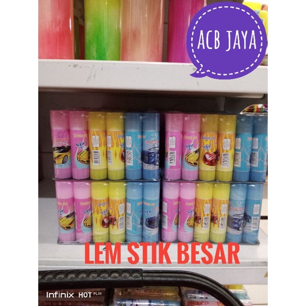 

Glue Stick Fancy / Lem Stick Besar Isi 24 Murah