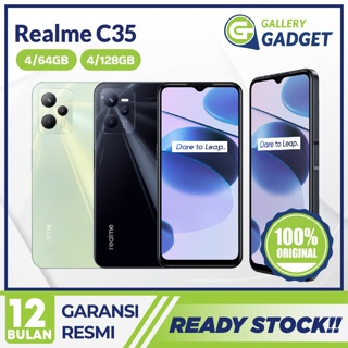 Realme C35 4/64 4/128 4GB 64GB 128GB RAM 4 ROM 64 128 GB HP Smartphone Android