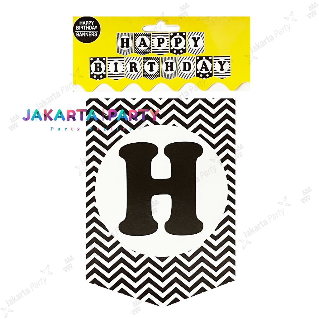 Banner Happy Birthday Mix #2 / Bunting Flag HBD / Party Flag