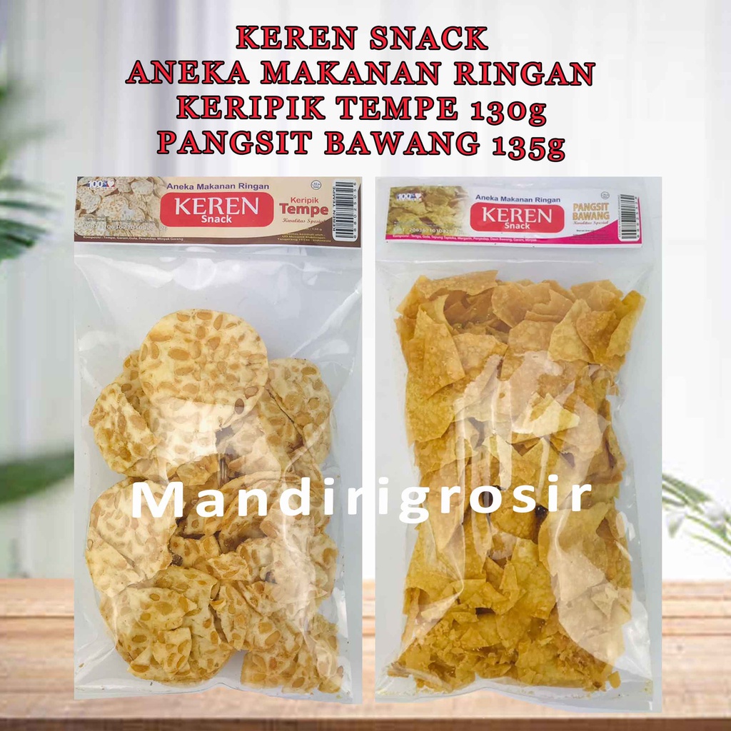 Aneka Makanan Ringan * KEREN Snack *  Keripik &amp; Pangsit * Makanan