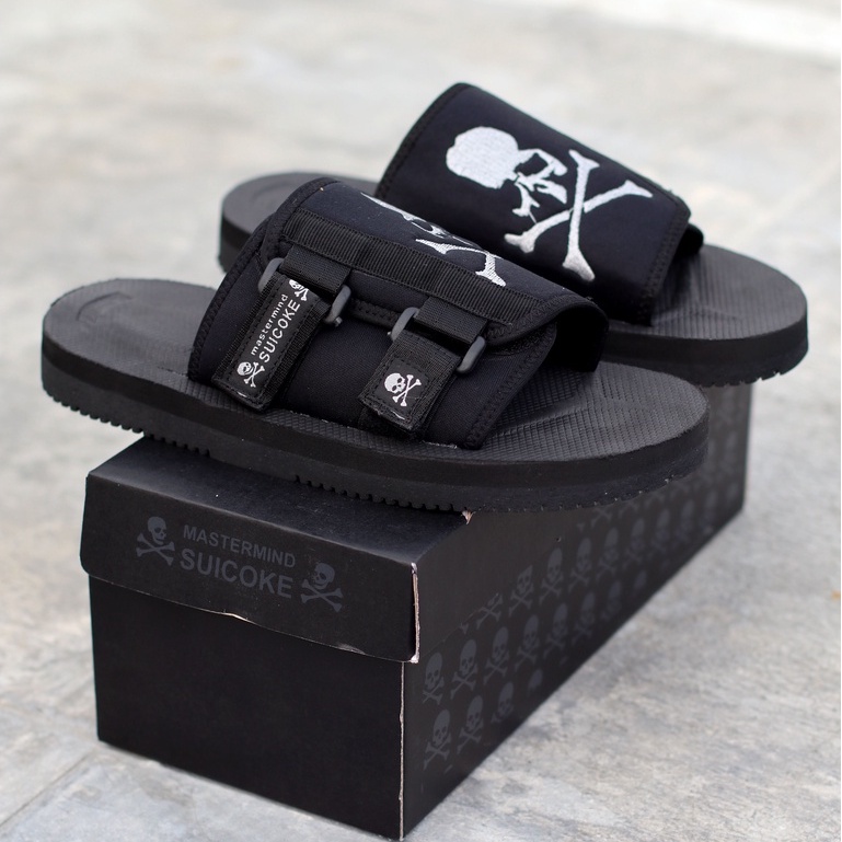 SANDAL PRIA MASTERMIND SUICOKE BLACK WHITE