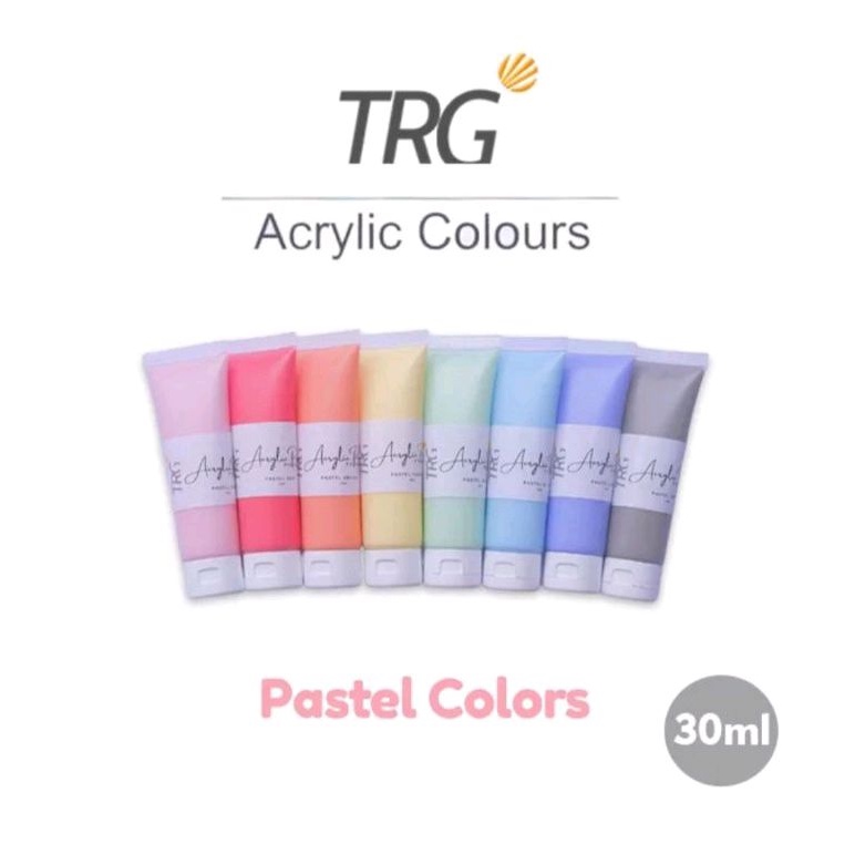 

Star Bags - TRG Acrylic Colour Pastel 30 ml - Cat Akrilik Kanvas Lukis Canvas Paint Acrylic Color 30ml