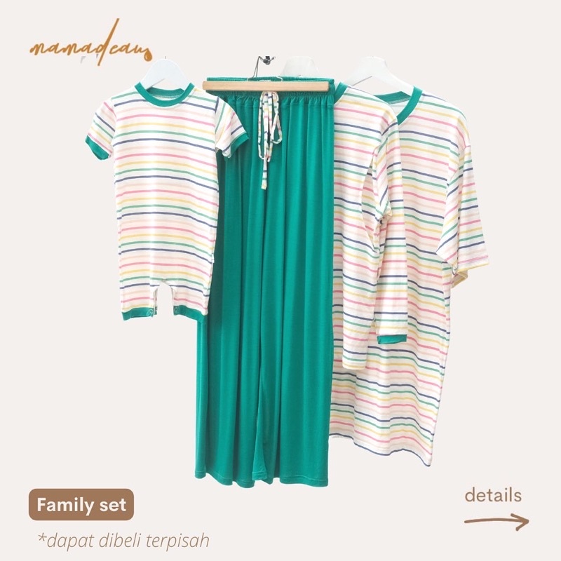LILLE STRIPES Nursing pajamas series. baju piyama menyusui nursingwear busui friendly