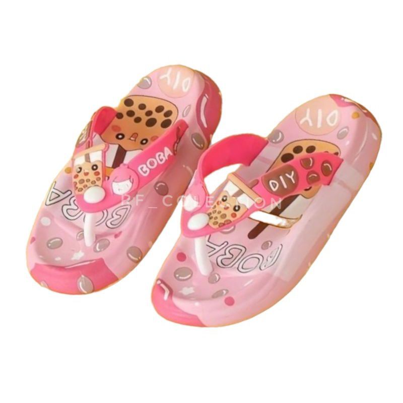 Sandal Anak Perempuan Boba Sandal Jepit Anak Perempuan Motif Boba Sandal Anak Import