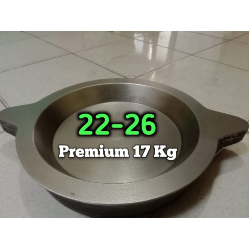 Loyang Martabak Bangka Premium 22-26 Berat 17 Kg Plus Tutup