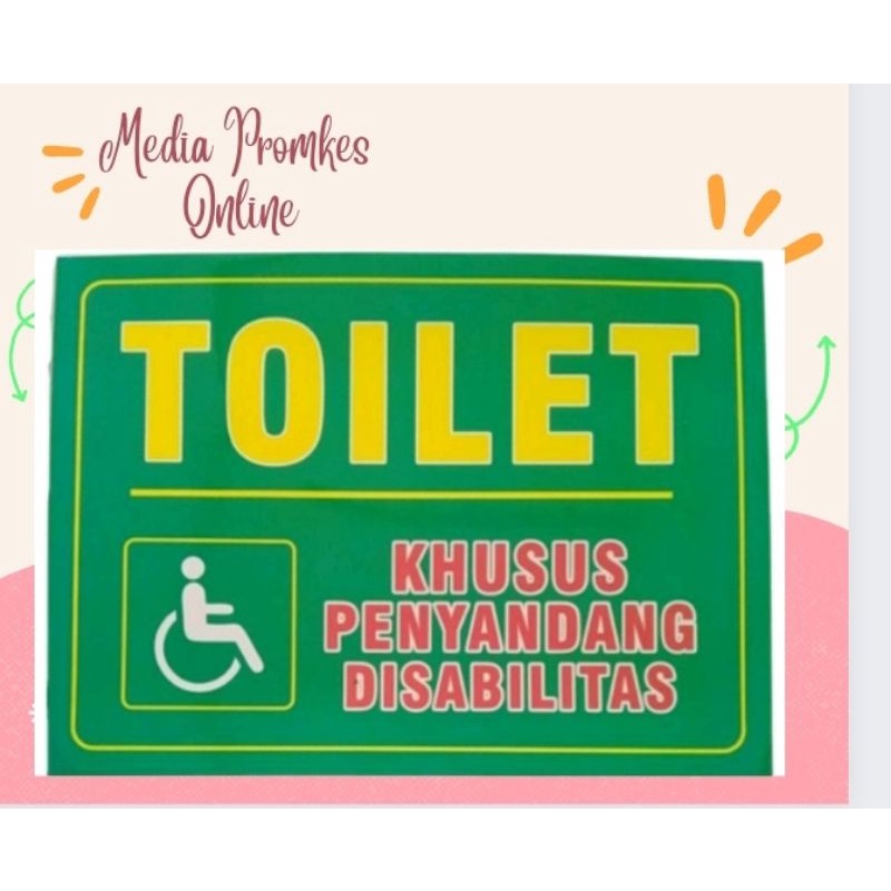 

Stiker Toilet Khusus Penyandang Disabilitas