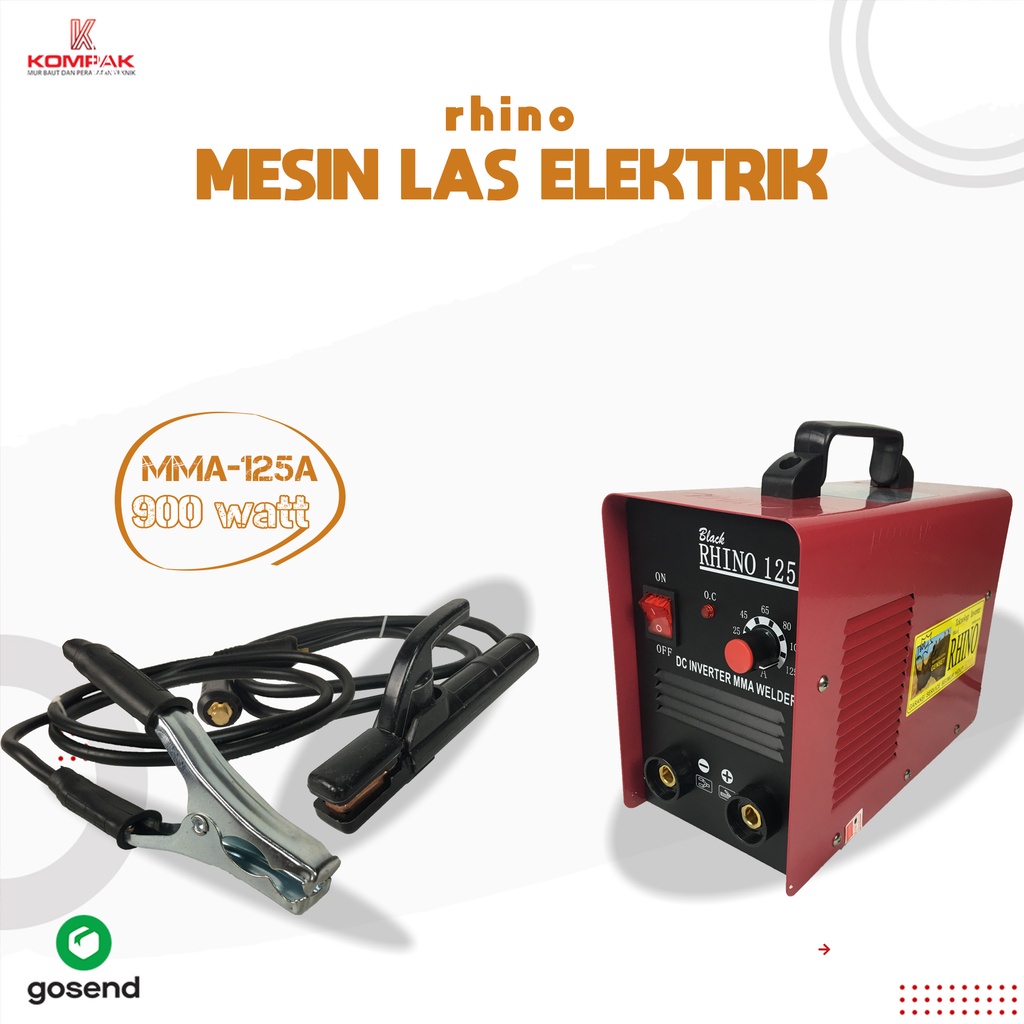 Mesin Las Black Rhino MMA-125 Trafo Las