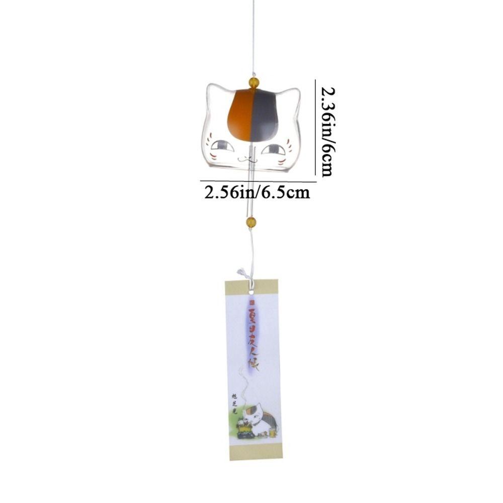 [Elegan] Wind Chime Kaca Transparan Gaya Jepang DIY Hadiah Bell Angin Bless Dekorasi Aksesoris