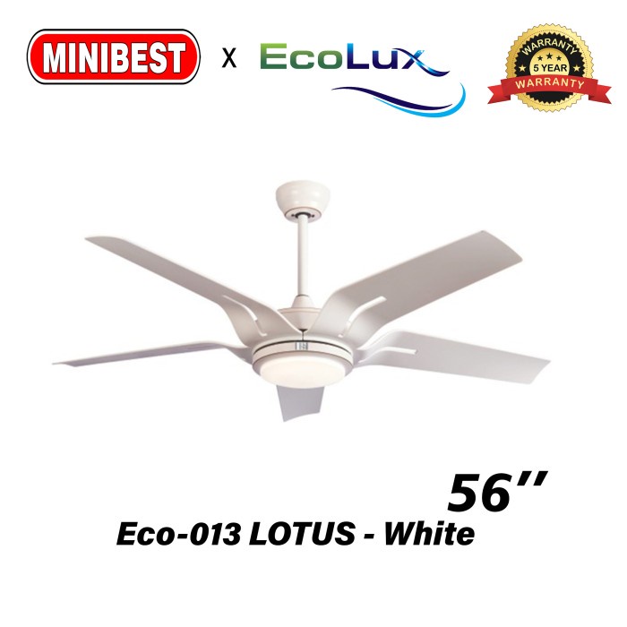 MB Kipas Angin Lampu Gantung Ecolux tipe Eco-013 LOTUS