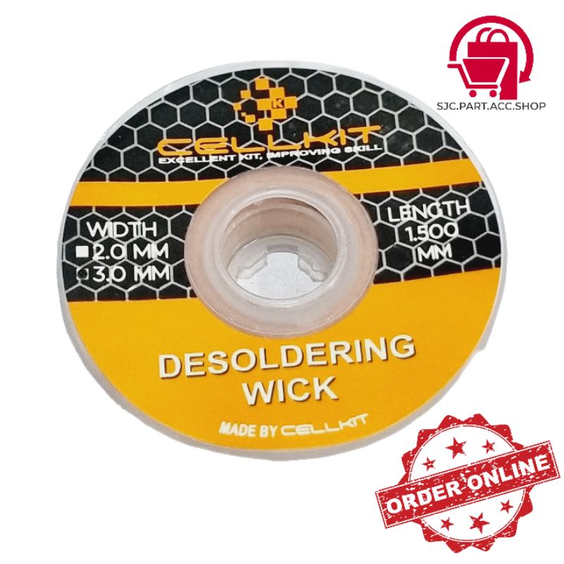 Soldering goot wick pembersih timah cellkit 3.0mx1.5m